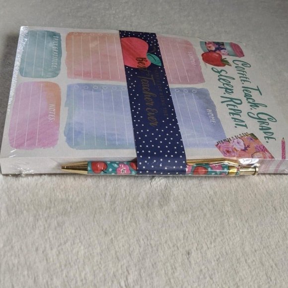 Best Teacher Coffee, Sleep Notepad & Pen Set - Picture 5 of 8